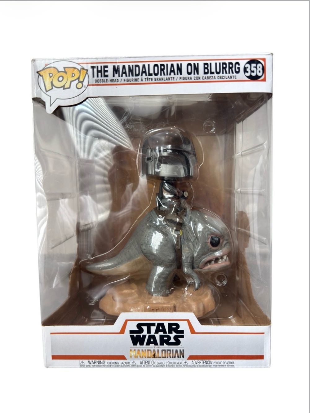 Funko Pop! Deluxe #358 Star Wars The Mandalorian on Blurrg New